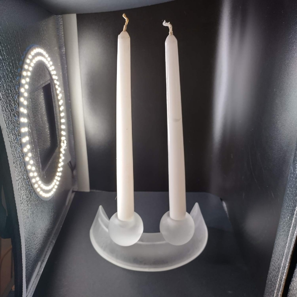 #1 Tupperware Prism Candleholders